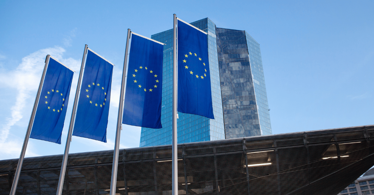 Banque centrale européenne vue de l'extérieur