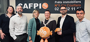 CAFPI La Roche-sur-Yon : photo équipe de courtiers